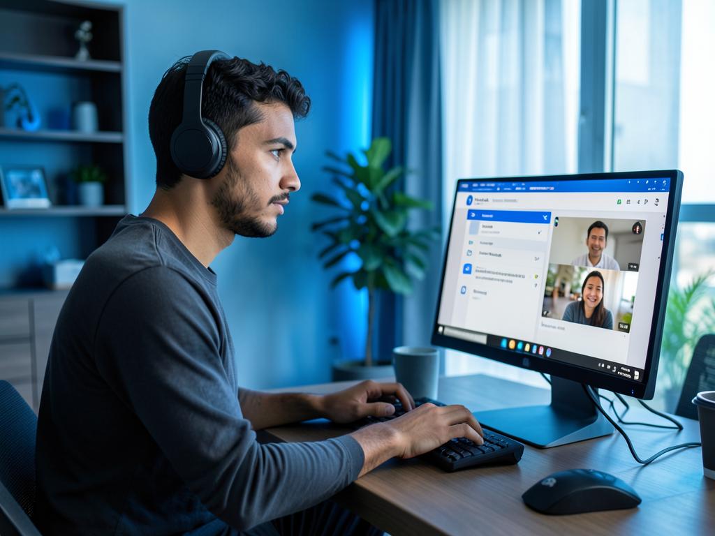 Alunos estudando Meta Ads em aula ao vivo
