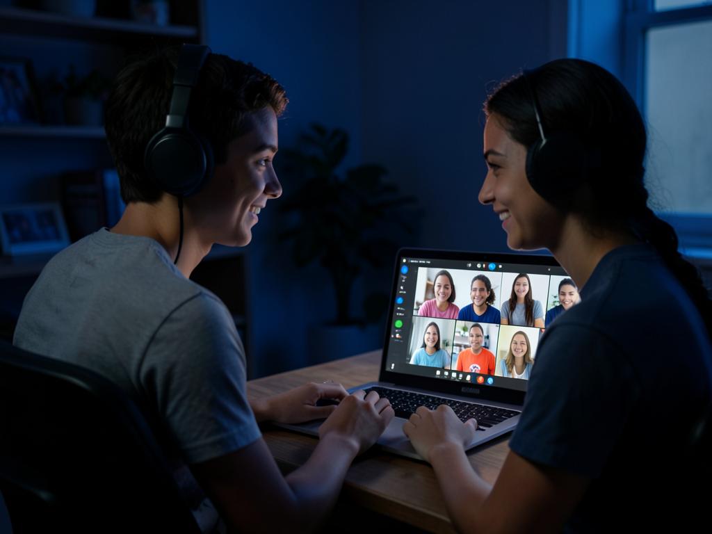Alunos estudando Formação Profissional: Do Primeiro Emprego ao Digital em aula ao vivo